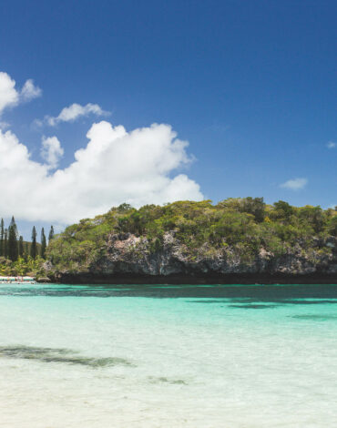 baie de kanumera ile des pins