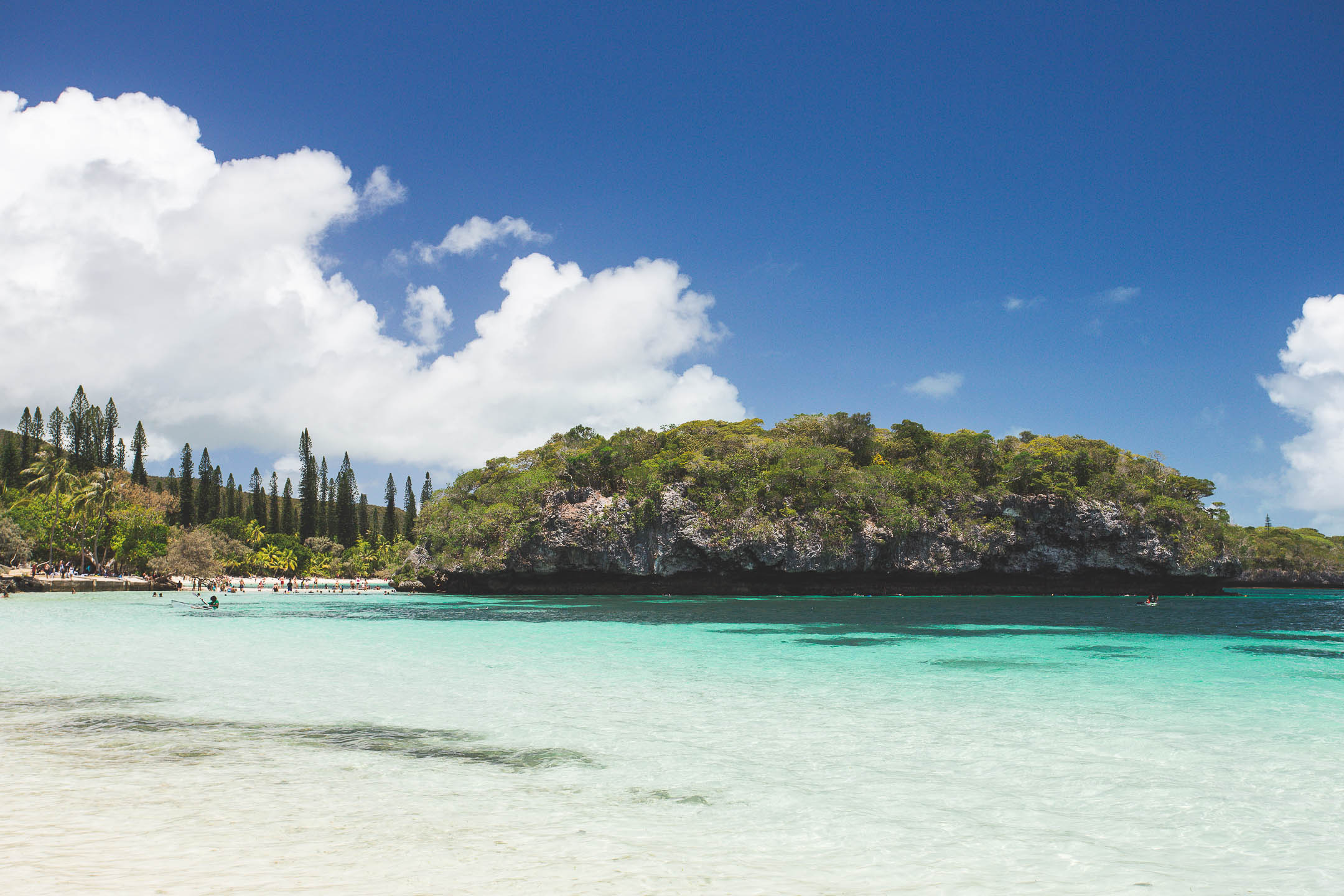 baie de kanumera ile des pins