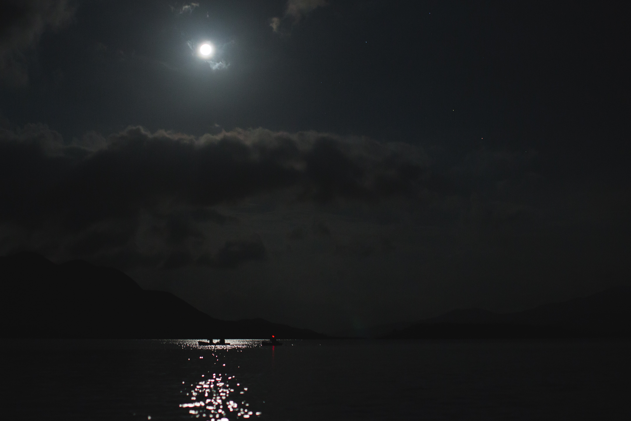 kayak de nuit lac de yate parc de la rivière bleue