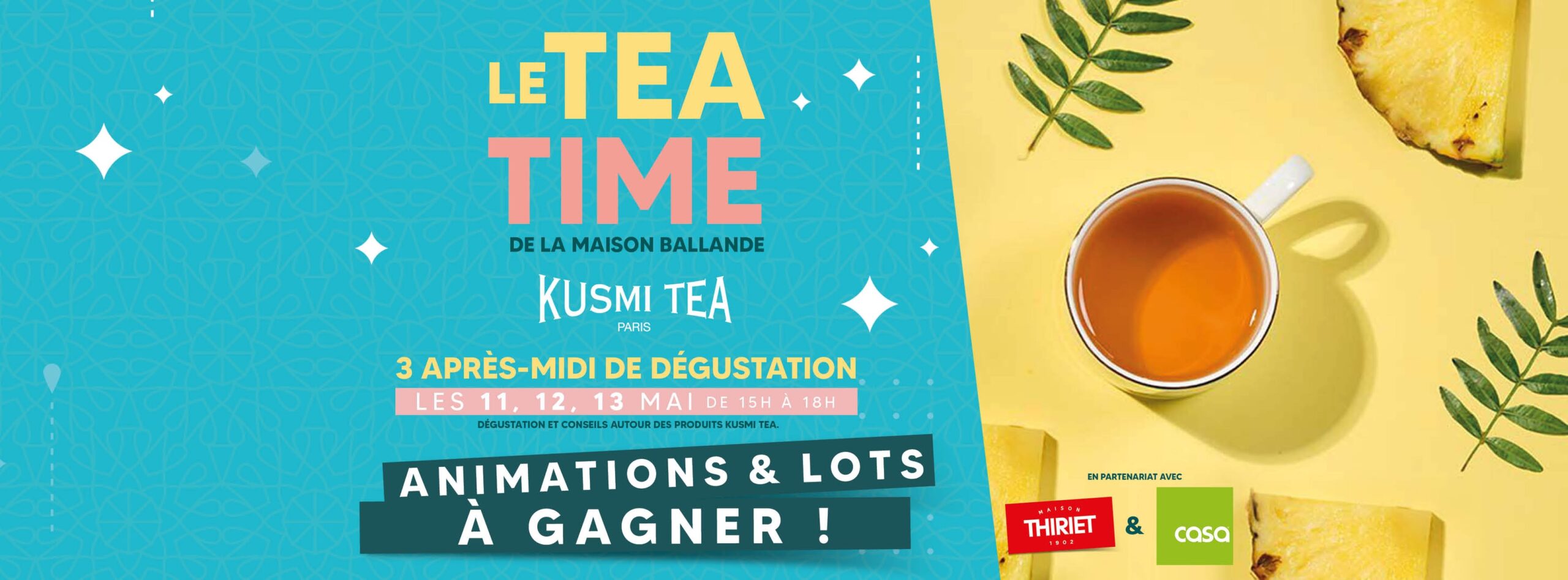 Prenez le temps d'une pause avec les thés Kusmi Tea - 4MURS